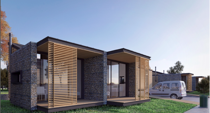 Jóvenes arquitectos griegos diseñan casas para los Sin Techo