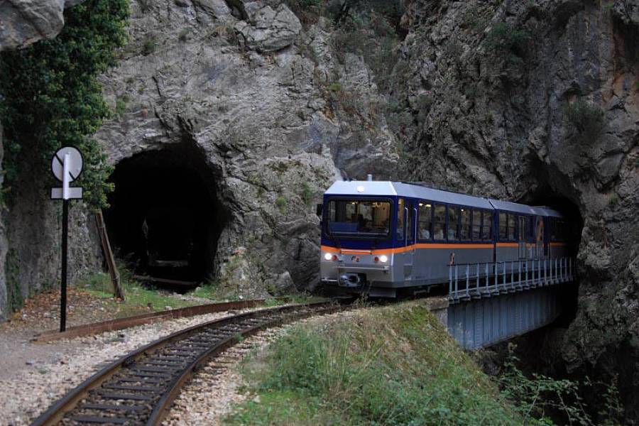 El tren de cremallera de Kalávrita cumple 120 años