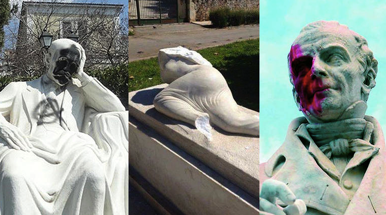 Niños atenienses “adoptan” esculturas públicas