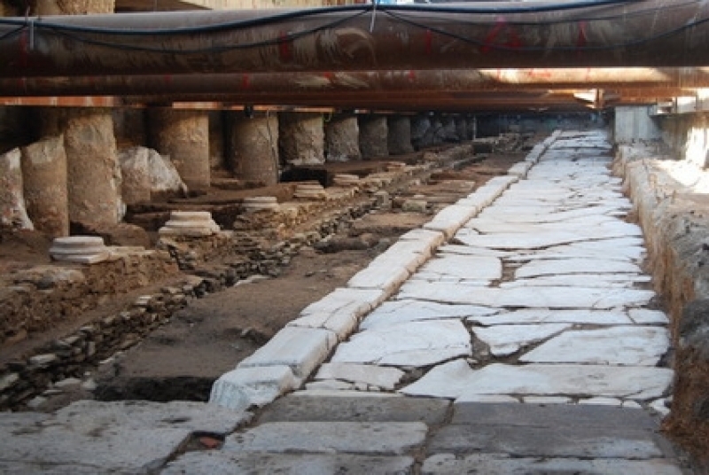 Nuevo hallazgo arqueológico durante las obras de construcción del metro de Tesalónica