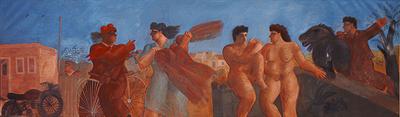 Pintores griegos: Alekos Fasianós, «invitación al sueño»