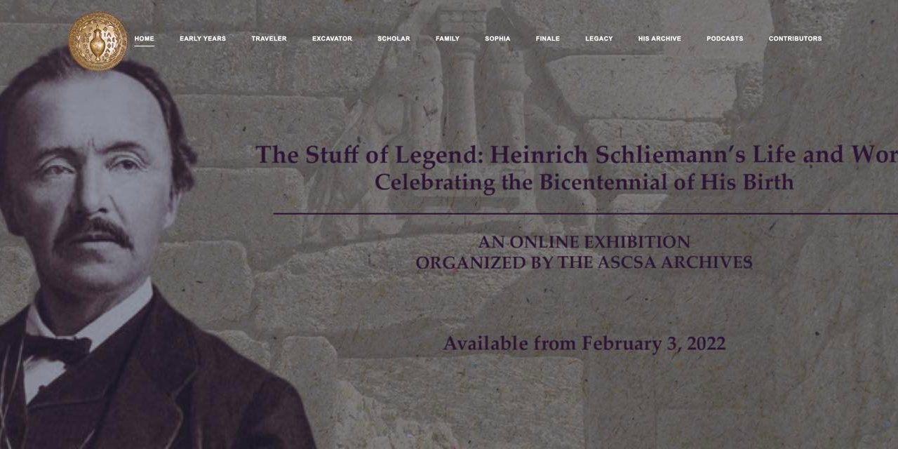 Exposición virtual – homenaje a Heinrich Schliemann por la Escuela Americana de Estudios Clásicos de Atenas