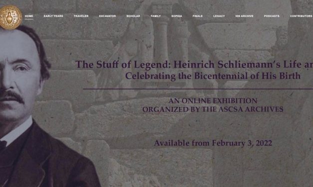 Exposición virtual – homenaje a Heinrich Schliemann por la Escuela Americana de Estudios Clásicos de Atenas