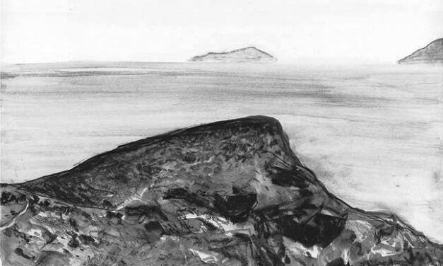 La isla de Anafi a través de los ojos de Dimitris Papaioannou: Bocetos del natural