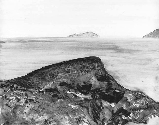 La isla de Anafi a través de los ojos de Dimitris Papaioannou: Bocetos del natural
