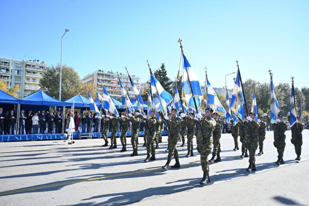 Desfile militar en Salónica el 28 de octubre de 2024 ©AMNA / Oficina de Prensa del Ministerio de Defensa Nacional / STR.