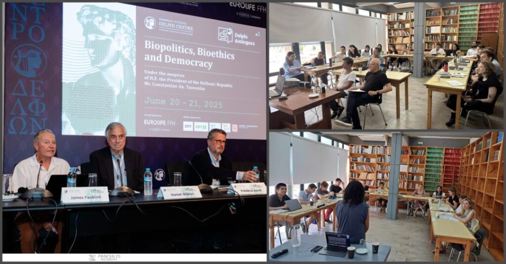 Instantáneas de los Diálogos de Delfos y de la Academia de Delfos