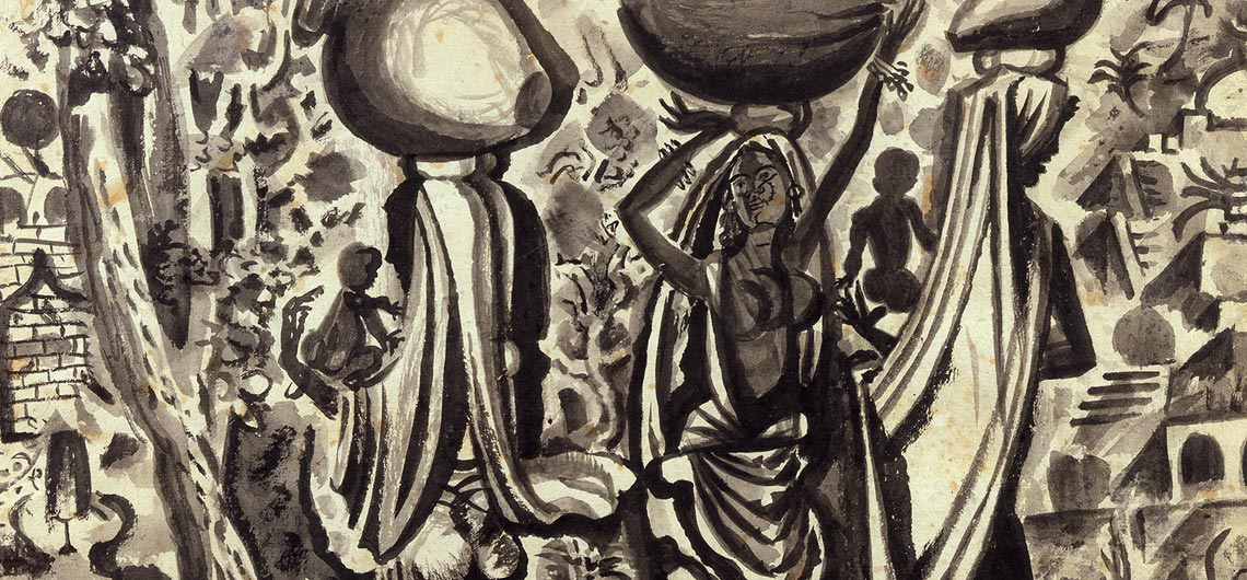 Inaugurada en la Galería Nacional de Arte Moderno de Nueva Delhi la exposición “Ghika, un viaje a India”