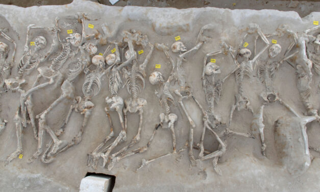 Los “Encadenados” [«Δεσμώτες»] regresan a su posición original, protegidos por un recinto protector, en la Explanada de Fáliro.