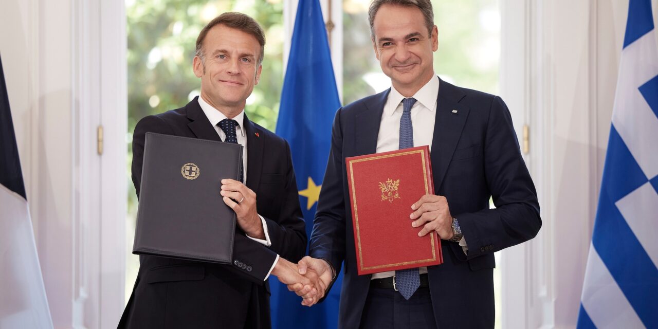 Declaraciones del Primer Ministro, Kyriakos Mitsotakis, tras su encuentro con el Presidente de la República Francesa, Emmanuel Macron, y la firma de acuerdos entre Grecia y Francia