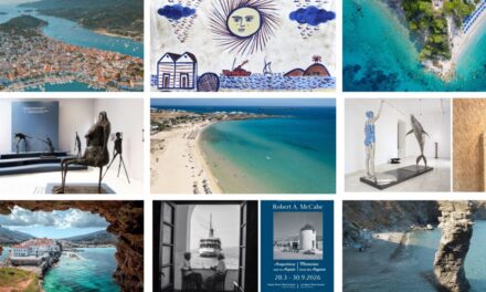 Vacaciones de verano con arte en las islas griegas, Parte 1/4 (Andros, Paros, Poros, Samos y Corfú)