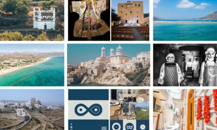 Vacaciones de verano con arte en las islas griegas, Parte 2/4 (Naxos, Amorgos, Tinos, Quíos, Siros)
